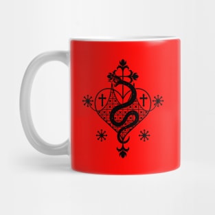 Marie Laveau Sigil Veve Voodoo Hoodoo Mug